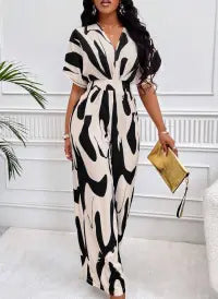 LADIES WIDE LEG JUMPSUIT