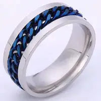 MEN'S STAINLESS STEEL CHAIN RING