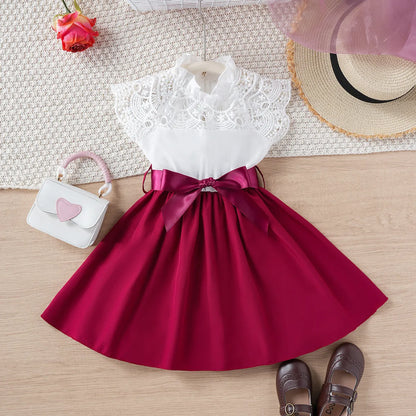 GIRL'S LACE-UP DRESS