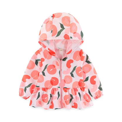 GIRL'S CARTOON PRINT BREATHABLE JACKET