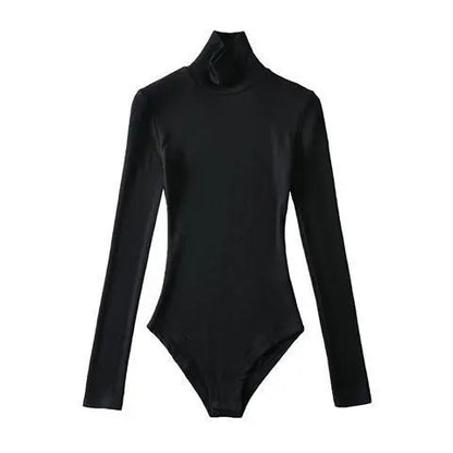 LADIES HIGH NECK LONG SLEEVE BODYSUIT