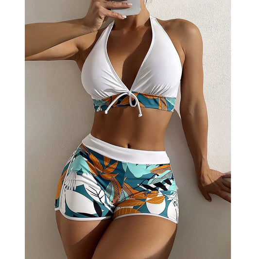 LADIES HIGH WAIST BIKINI SWIMMSUIT