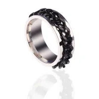 MEN'S STAINLESS STEEL CHAIN RING