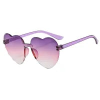 GIRL'S HEART SHAPED SUNGLASSES