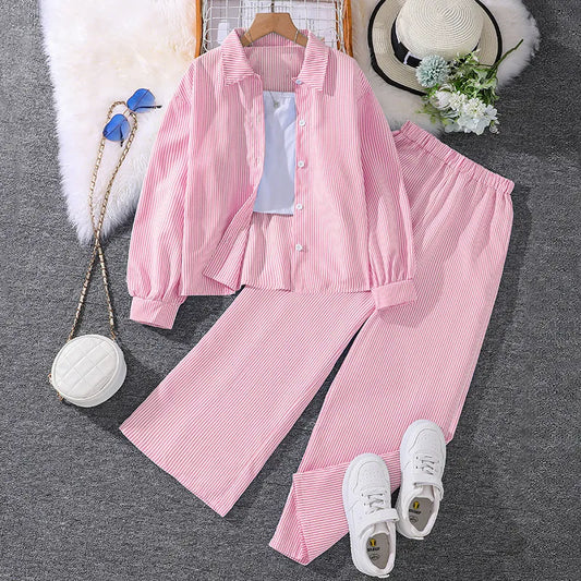 GIRLS CASUAL LONG-SLEEVE  2PCS SET