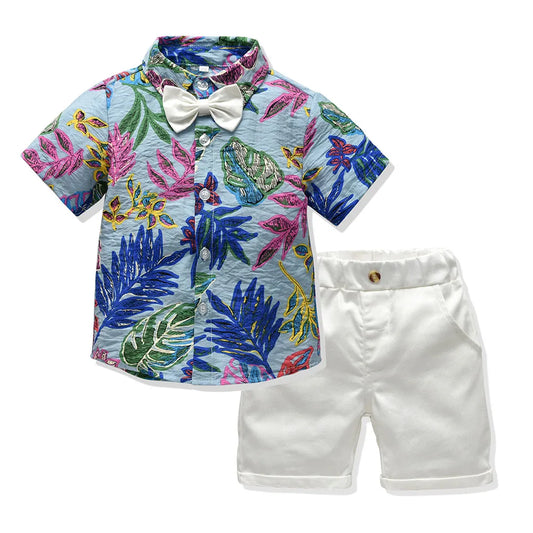BOY'S CASUAL SHORT-SLEEVE 2PC SET