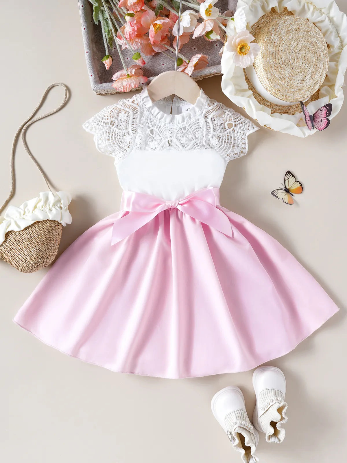 GIRL'S LACE-UP DRESS