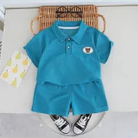 BOY'S POLO SHIRT 2PCS SET