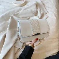 LADIES WEAVE STITCHING SHOULDER BAG