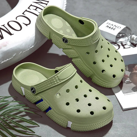 MEN’S BAOTOU NON-SLIP HOLLOW CROCS SANDALS