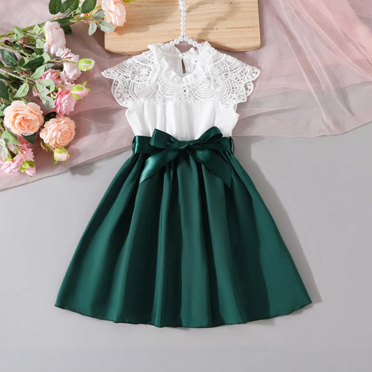 GIRL'S LACE-UP DRESS