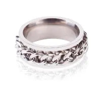 MEN'S STAINLESS STEEL CHAIN RING