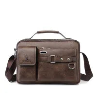 MEN'S FASHION PU CROSSBODY BAG