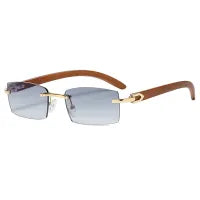 MEN'S SQUARE AC LENS SUNGLASSES