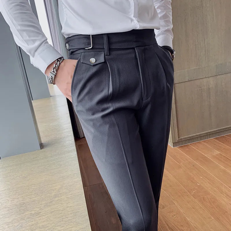 MEN'S CASUAL FORMAL BUTTONEED PANTS