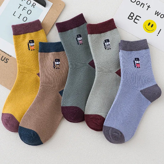 UNISEX CARTOON MID -CALF SOCKS