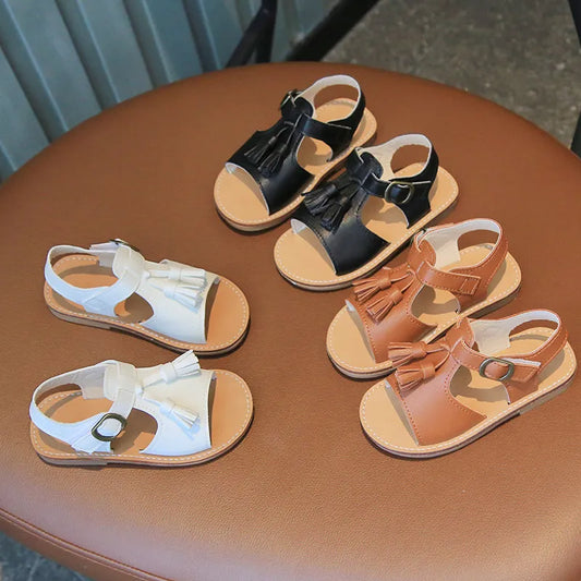 KIDS RETRO TASSEL SANDALS