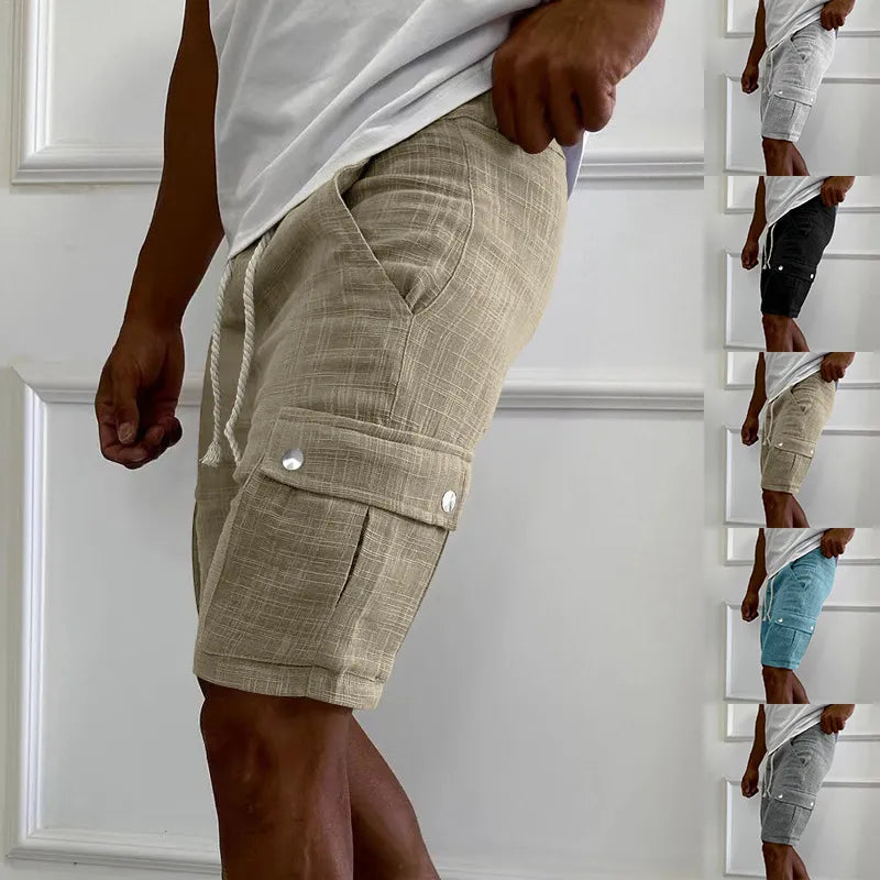 MEN'S MULTIPOCKET COTTON SHORTS