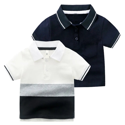 BOY'S SHORT SLEEVE STRIPE T-SHIRT