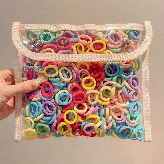 GIRL'S MULTICOLOR ELASTIC HAIR RING