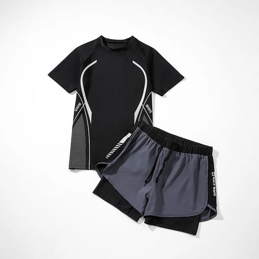 MEN'S SPORTS FITNESS SUIT SET