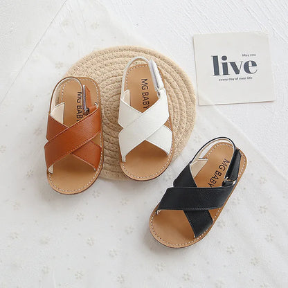 KIDS SUMMER BEACH CROSS SANDALS