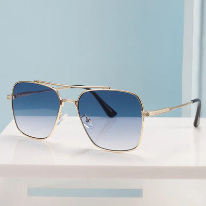 MEN'S VINTAGE METAL FRAME SUNGLASSES