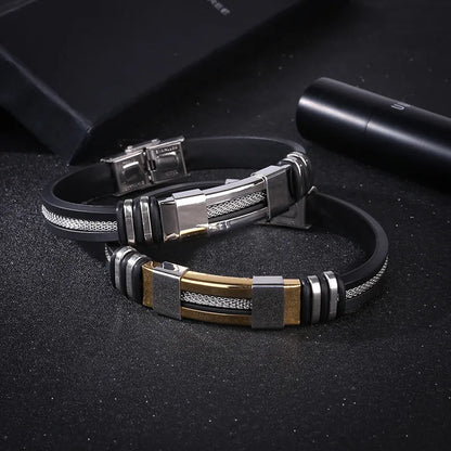 MEN'S STAINLESS STEEL BRACELET