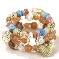 LADIES BEADED BRACELET SET