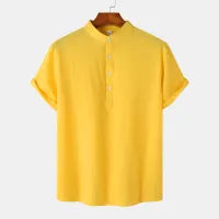 MEN'S SHORT SLEEVE COLLAR SHIRT