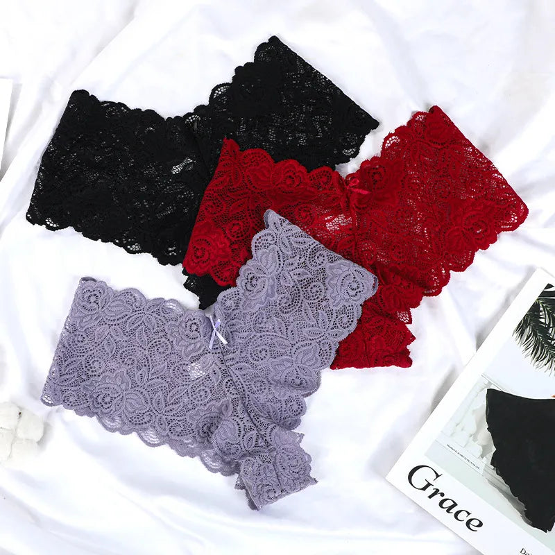 LADIES LACE LOW WAIST PANTIES