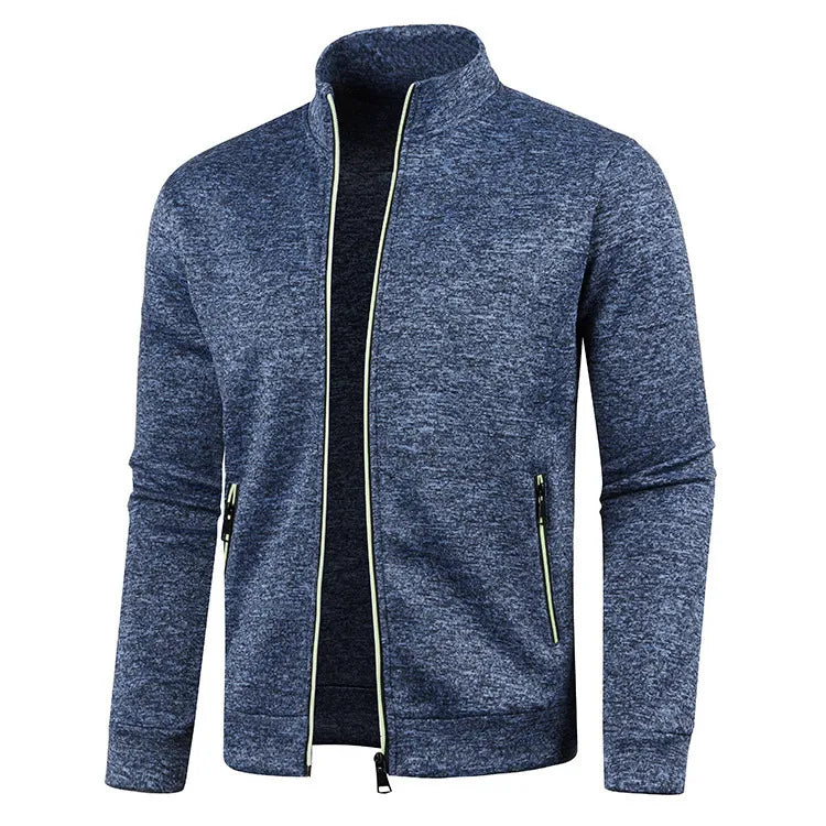 MEN'S CASUAL LONG SLEEVE ZIPPER JACKET