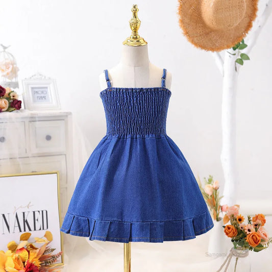 GIRL'S DENIM DRESS