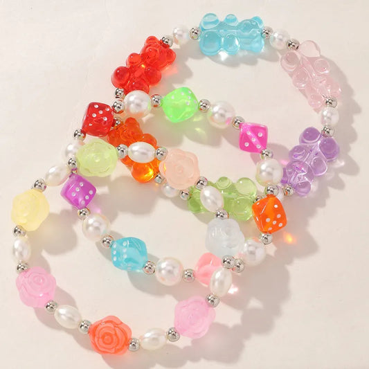 GIRL'S BEADS BRACELET SET