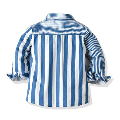 BOY'S COLOUR LONG SLEEVE SHIRT