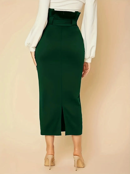 LADIES HIGH WAIST SKIRT