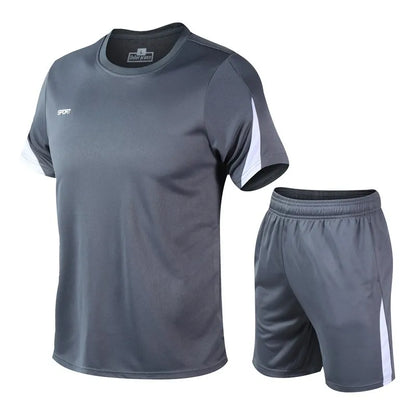 MEN'S PLUS SIZE SPORTS WEAR 2PCS SET