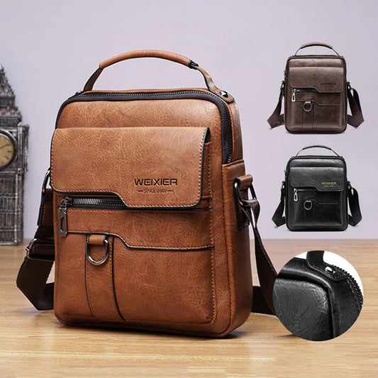 MEN'S PU CROSSBODY BAG