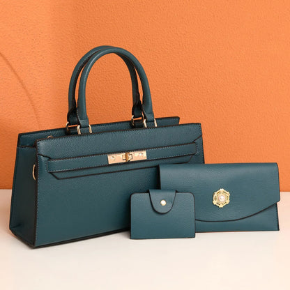 LADIES VINTAGE 3PCS SET HANDBAG