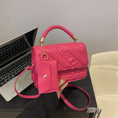 LADIES SQUARE SHOULDER HANDBAG