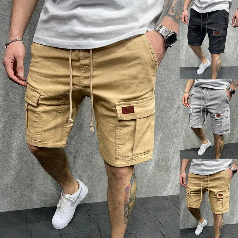 MEN'S COTTON POCKET CARGO SHORTS