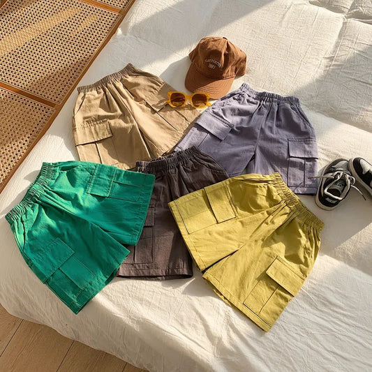 UNISEX CASUAL SOLID SHORTS