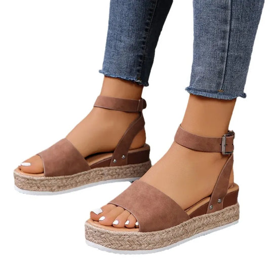 LADIES HEMP ROPE SANDALS