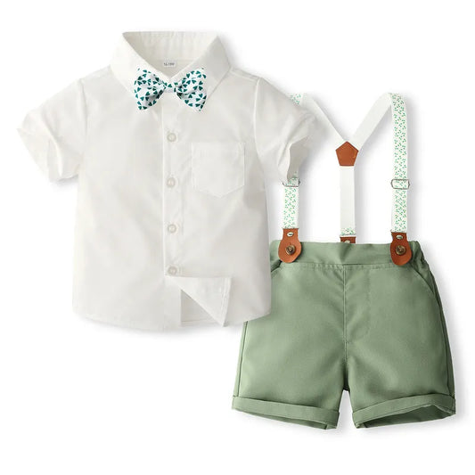 BOY'S  PARTY  CASUAL 2PCS SET