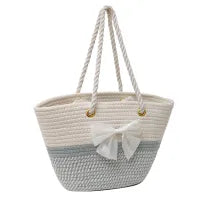 LADIES   ETHNIC STYLE WOVEN TOTE BAG