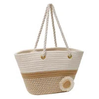 LADIES   ETHNIC STYLE WOVEN TOTE BAG