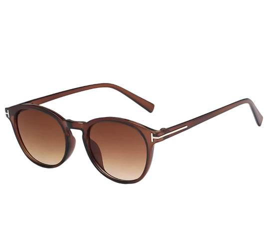 MEN'S VINTAGE T-ROUND FRAME SUNGLASSES