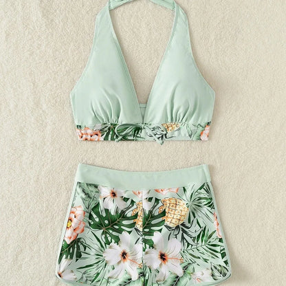 LADIES HIGH WAIST BIKINI SWIMMSUIT