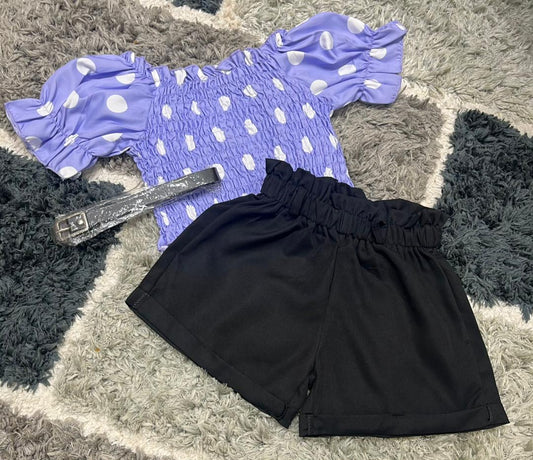 GIRL'S CASUAL BUNNY FLORAL 2PCS SET