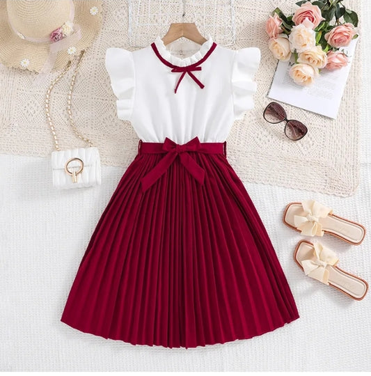 GIRL'S PLEATED DRESS